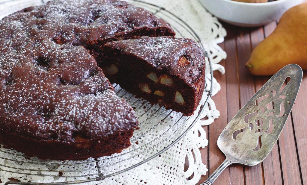 Chocolate Pear Cake Serves 16. Prep time: 20 minutes active; 1 hour, 20 minutes total.