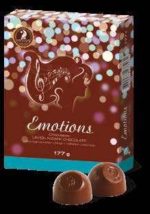Chocolates «Emotions» orange in milk chocolate 177 g Chocolates