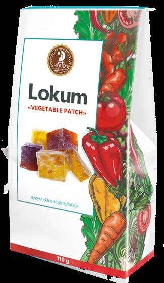 Turkish delight «Vegetable patch» Four vegetables straight from the bed are in mini-lokum