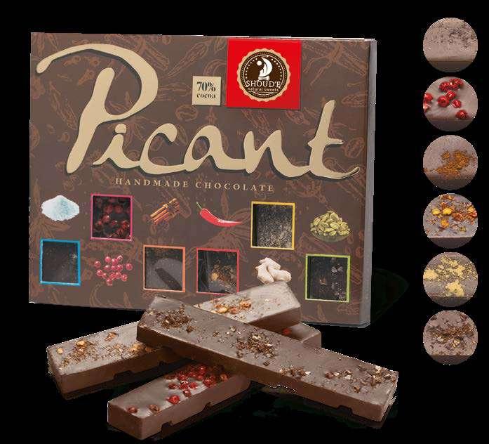 Chocolate bars «Picant» Chocolate collection «Picant»