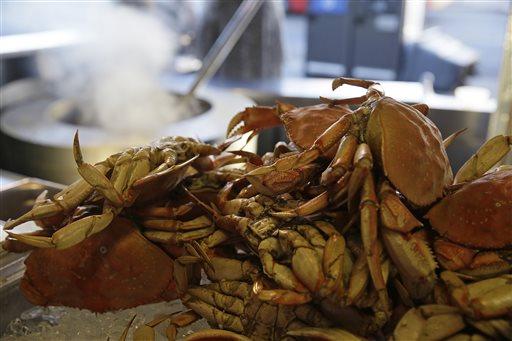 The wharf typically bustles this time of year as dozens of crab fisherman prepare to haul millions of pounds of Dungeness crab that are a tradition at Thanksgiving and other holiday meals.
