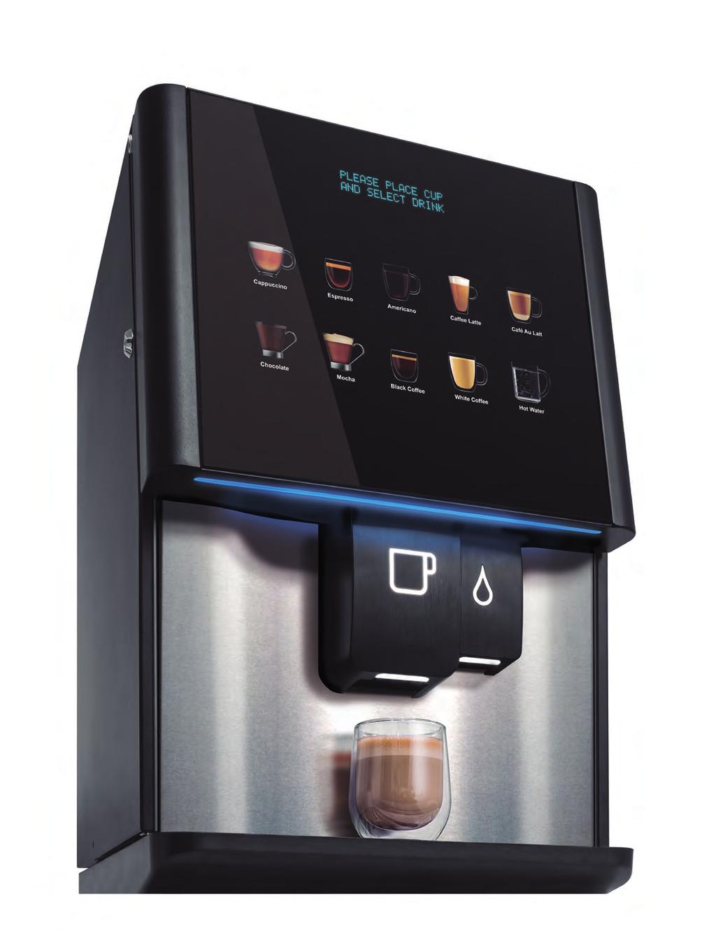 THE ULTIMATE EXPERIENCE Vitro s smoked glass door and touch screen user interface elegantly displays a comprehensive menu.