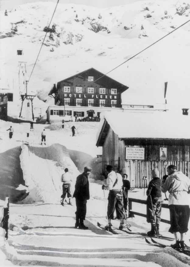 The first ski lift in Austria was built in