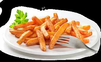 Sweet potato fries Sweet potatoes are a strong trend worldwide.