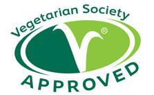 Vegetarian/Vegan Society Trademark Criteria that must be met: Free from any ingredient resulting from slaughter Only