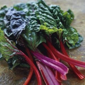 Day 12: Great Green Fruity Mix 2 cups packed beet greens, red Swiss chard,