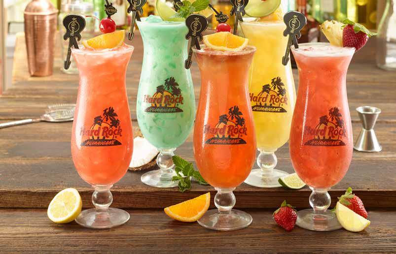 RELIVE this moment with your own collectible glass big kablue-na mai tai one bahama mama hurricane fruitapalooza SIGNATURE COCKTAILS Get your collectible Hurricane/Mason glass for an extra charge of
