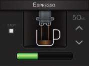 Press te Start butto. 6 Preparig coffee. Te groud coffee fuel is ulocked.