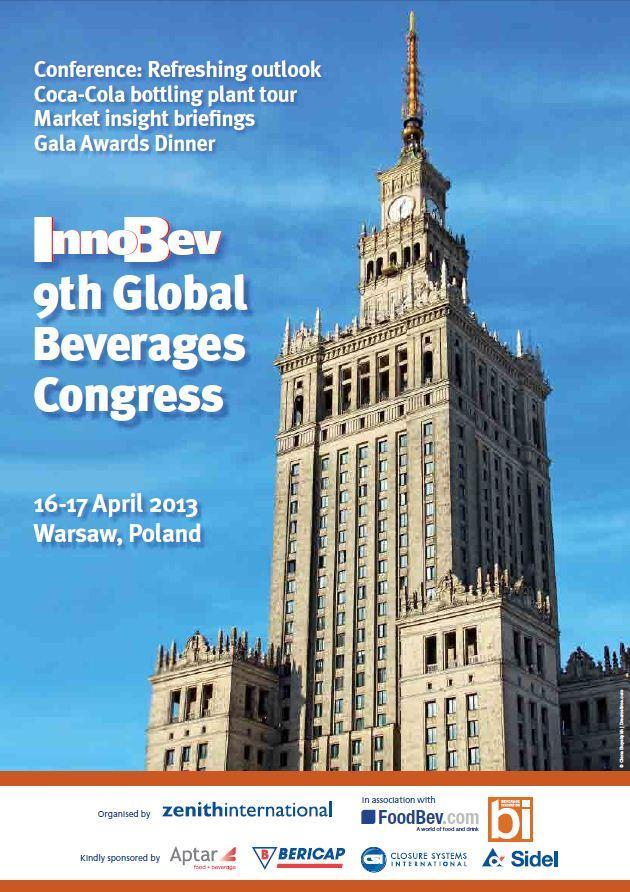 2013 programme Conference: Refreshing outlook In association with FoodBev.
