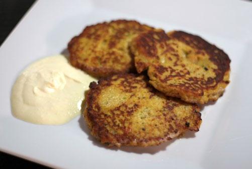 CHICKEN CAKES WITH LEMON GINGER