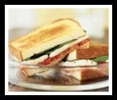 7/13/13 caprese Double Duty/Plan Ahead: Freeze the sourdough sandwich bread you don't use. We'll use it in a strata next week.