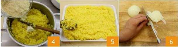 and compact rice). Cook during approximately 15 minutes, then dissolve the saffron in a little water and merge it to the cooked rice (2).