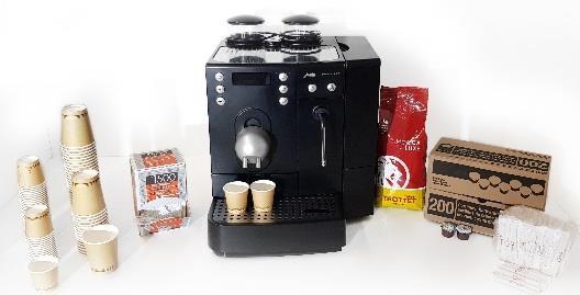 JURA X7 COFFEE MACHINE PACKAGE Unit Unit Daily package Quantities days 1 pc/ EVT chf 800.