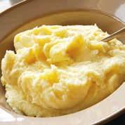 Recipe adapted from Cooking Light, November 2005 Ingredients: 2 cups plain mashed potatoes 5 1/2 cups coarsely chopped cauliflower (about 1 small head) 1/2 cup fat-free milk 6 garlic cloves 1 bay