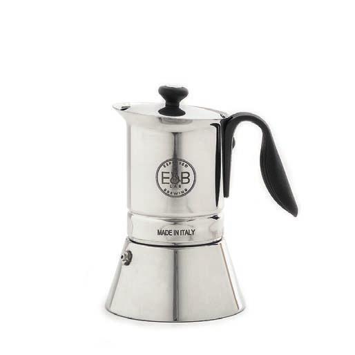 2/4 4/6 TECHNICAL DETAILS Coffee collector: Stainless steel Heating vessel: