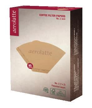 coffee filter papers and storage clip &