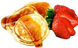 Pancakes Pancakes A la Carte 1 pancake 2.99 2 pancakes 3.99 3 pancakes 4.99 Add berries 1.99 3 Strawberry Banana Pancakes 6.99 3 Pecan Pancakes 6.