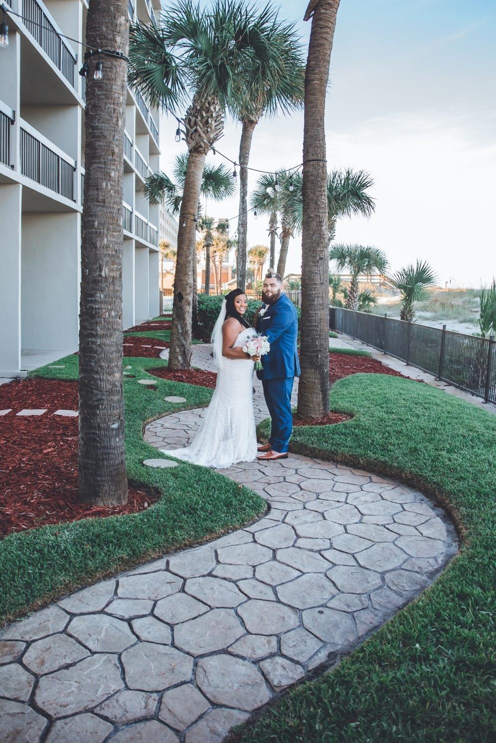 CONGRATULATIONS Wedding dreams become a reality at The Hampton Inn Oceanfront.