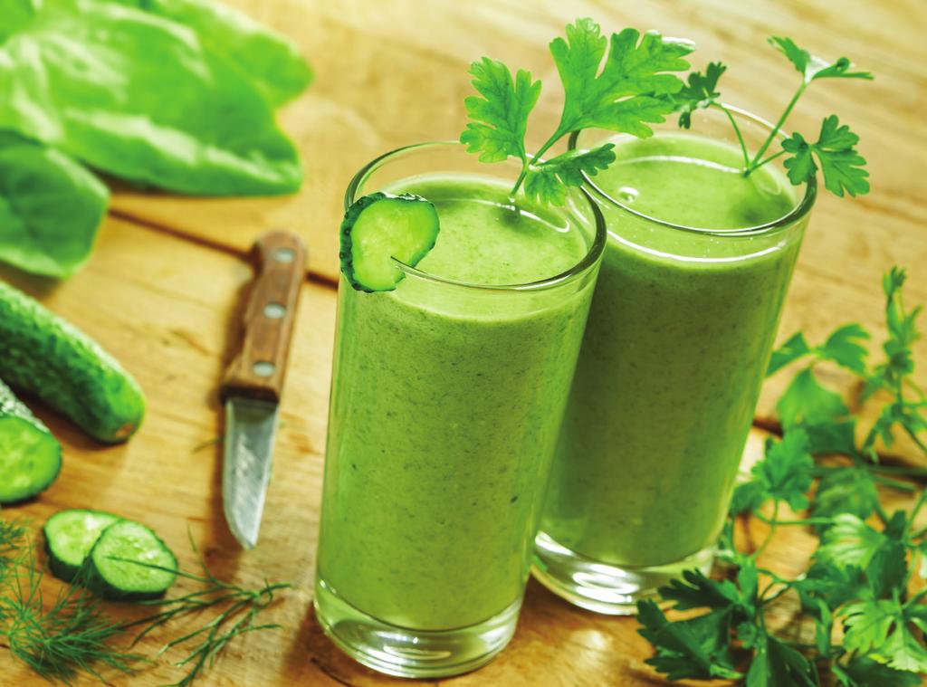June 2015 bluecado-green smoothie serves: 2 calories: 195 total fat: 6 g saturated fat: 0 g cholesterol: 0 mg sodium: 30 mg potassium: 625 mg total carbohydrates: 37 g fibe : 6 g protein: 3 g vitamin