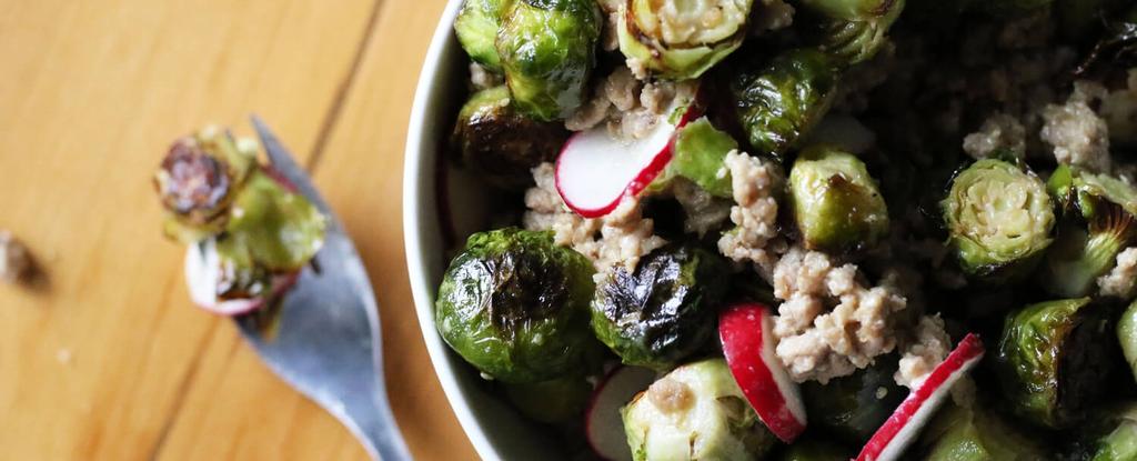 Roasted Brussels Sprouts Caesar Salad 9 ingredients 1 hour 4 servings 4. Preheat oven to 400.