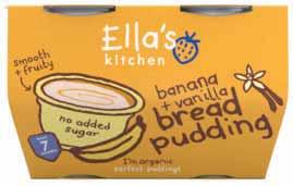 Banana Melty Puffs 4 x 20g Bag EK428 Ella s Kitchen Sweetcorn &