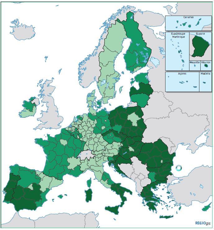 Regional Development and Cohesion Policy beyond 2020 (EC proposal under discussion) Increased funding coverage of