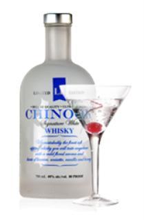 CHINOOK SIGNATURE WHITE WHISKY Chinook Signature White Whiskey is aged in wood, giving it a genuine smooth caramel