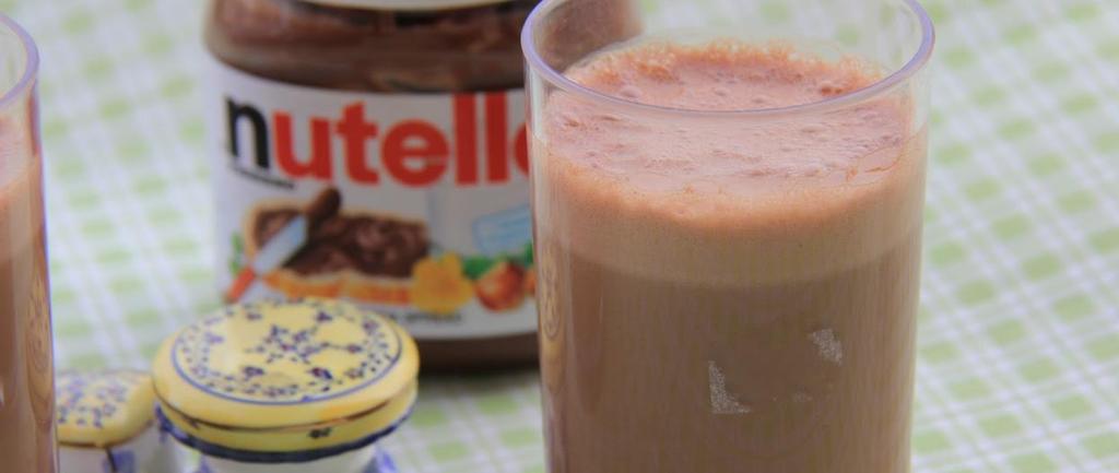 Nutella and Almond Milk Coffee This combination of Nutella with almond milk creamer and coffee is delicious. Adjust the quantity of Nutella spread according to your taste.