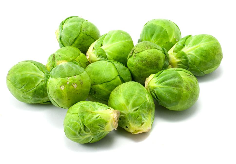 Brussels Sprouts with Feta Cheese Makes 4 servings 1 pound Brussels sprouts 1 teaspoon extra virgin olive oil Salt and pepper to taste 1 ounce crumbled feta cheese 1.