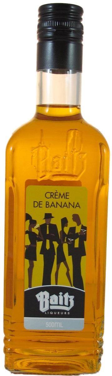 A rich yellow fruit liqueur produced from ripe bananas.