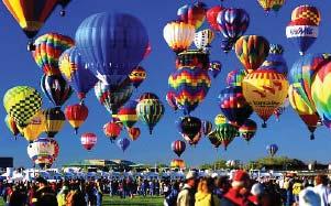 .. including the International Balloon Fiesta (the largest hot air