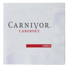 OPEN SEASON - PREMIUM WINE Carnivor Napkins 100/pack