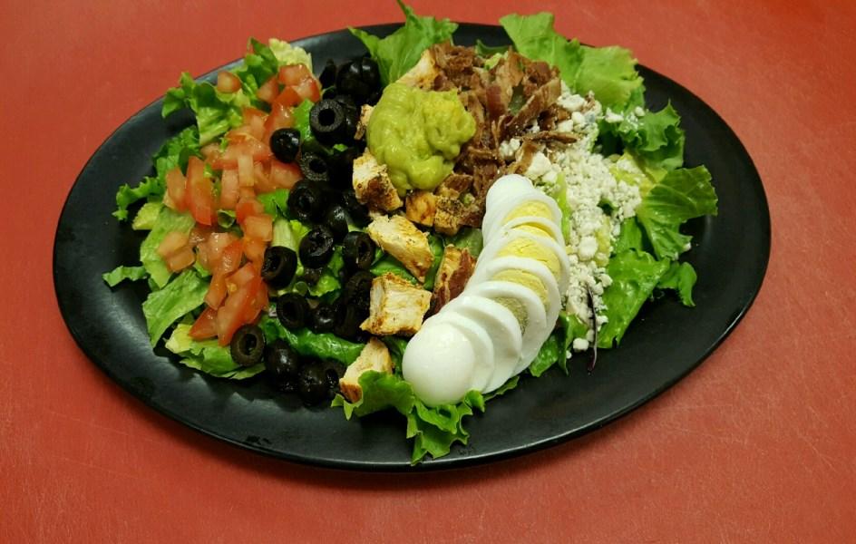 Served With Homestyle Croutons Add Smoked Chicken Southwest Chicken Salad Chipotle Seasoned Chicken Served On A Bed Of Fresh Greens With Salsa, Guacamole, Sour Cream, Cheddar Cheese, Green Onions,
