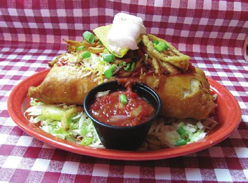 Southwest Flavors! ~All Served With Chips & Salsa ~!Chili Burrito!