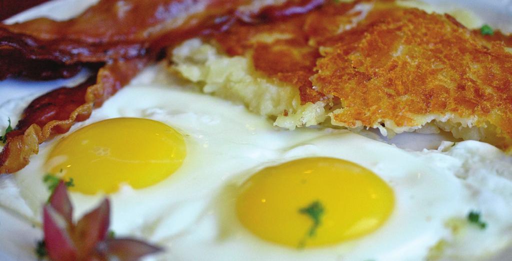 Breakfast Served All Day Farm Fresh Country Eggs Served With Fresh Sliced Home Fries or Grits* - Choice of Toast, Biscuit or English Muffin - Bagel 50 Extra One Farm Fresh Country Egg... 3.