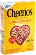 Kraft Original Macaroni & 10 General Mills Cereal /~8 Cheerios (8.9 oz.), Multi Grain Cheerios (9 oz.), Lucky Charms (10.5 oz.