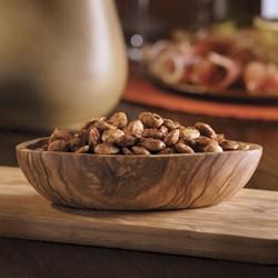 oven to 350 F. Toss almonds with oil, cumin, salt and cayenne pepper in a pie pan.