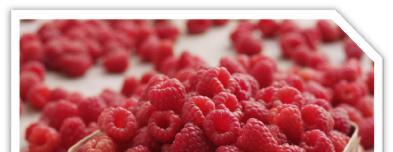 100 grams of raspberries would account for 47% of your daily recommended vitamin C intake,