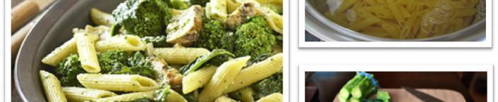 To fix this, make your own homemade broccoli pesto pasta! First, cook the penne according to pack instructions.