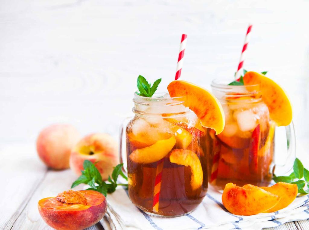 Everyone's favorite peach ices tea, made even fresher with mint & lemon.