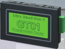Touch Screen GT01/GT01R Caratteristiche Grandi funzionalità in un piccolo formato I touch screen GT01/GT01R presentano un formato di singolare compattezza, e caratteristiche operative paragonabili ai