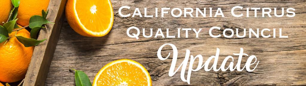 California Citrus Exporters: The California Citrus Quality Council (CCQC) is contacting citrus exporters to provide information about citrus MRLs in Korea.