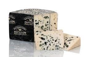 Milk type: Sheep s milk Country of origin: France Papillion Roquefort Pair with: A sweet French wine (such as a Sauternes), sherry or a vintage port An exceptional blue cheese, Roquefort is made to