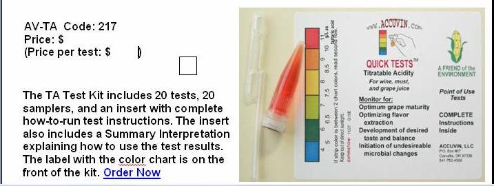 It could be a cheaper and simpler option, for those who are unable to leave samples at the Cellar Plus store, for their more analytical laboratory testing service which is still available with