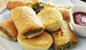 H16 H17 H18 MINI COCKTAIL PARTY PIES / SAUSAGE ROLLS Finger food size pies, 100%