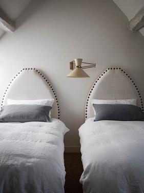 In the Bedroom - Understated Luxury The Linen Works have introduced new Lens Charcoal to their Bedroom range.