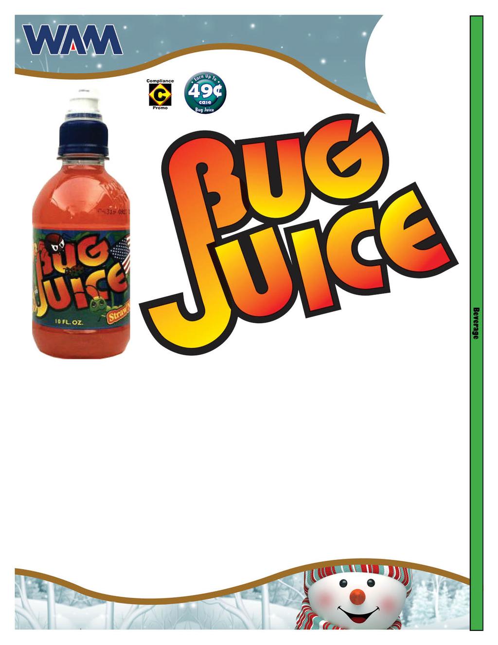 42.2% Delivery Date: Buy Now Bug Juice 10oz 361843 24 Berry Raspberry #31105 $15.23 $1.50 $13.73 $0.99 42.2% 361840 24 Fruity Punch #31101 $15.23 $1.50 $13.73 $0.99 42.2% 361847 24 Grapey Grape #31102 $15.