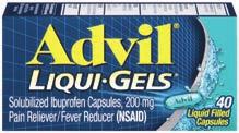 ct. Advil Liqui-Gels