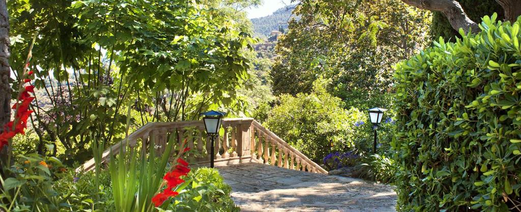 Gardens A haven of tranquillity Only a few steps from Es Molí Hotel s grand