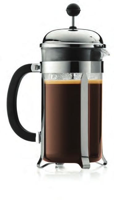 FRENCH PRESS CHAMBORD CHAMBORD is a true original. The iconic design, now synonymous with the BODUM name, dates back to the 950s.